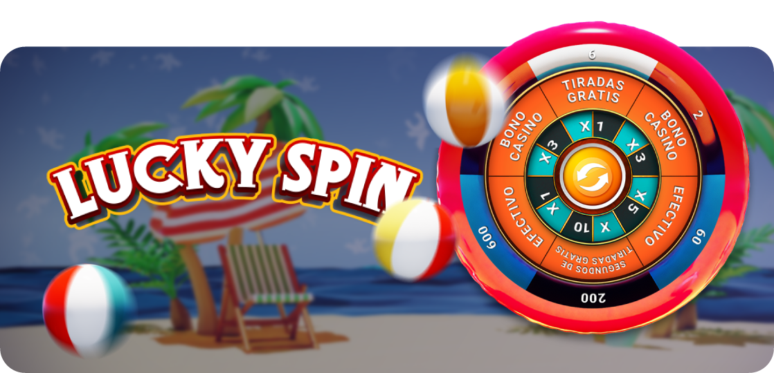 Lucky Spin Ruleta de Verano -YoCasino.es +18 ¡Juega con responsabilidad!
