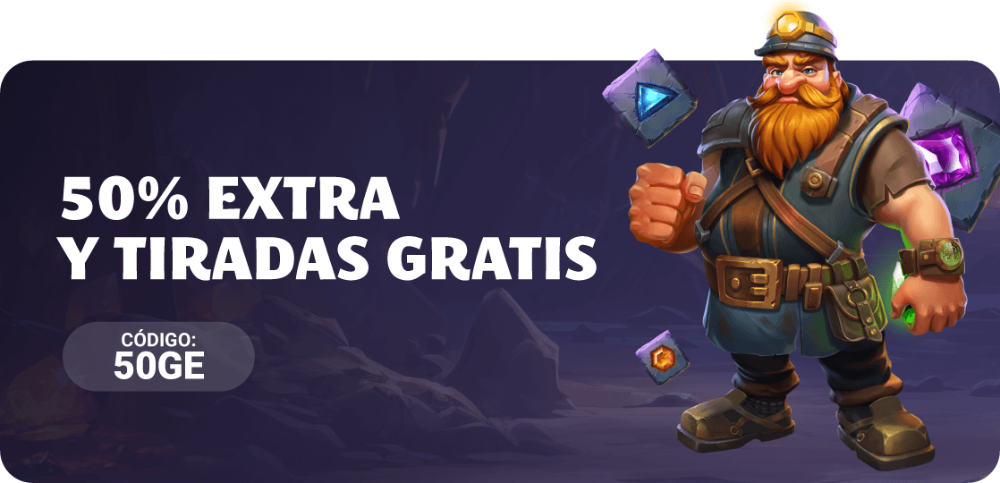 50% Extra y 10 Tiradas Gratis en YoCasino