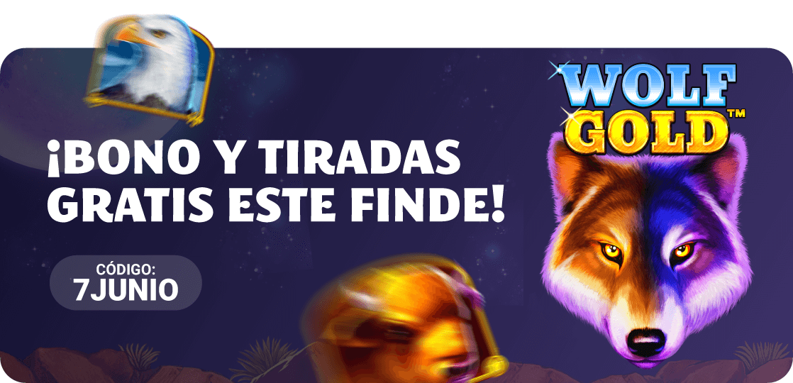 ¡Finde de Lobos! 50% extra con Tiradas Gratis 