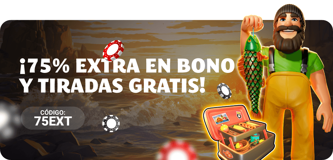 75% Extra y Tiradas Gratis en YoCasino