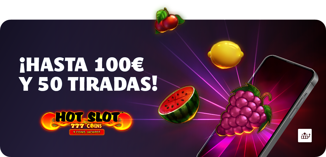 Hasta 100€ de Bonos y 50 Tiradas Gratis en YoCasino