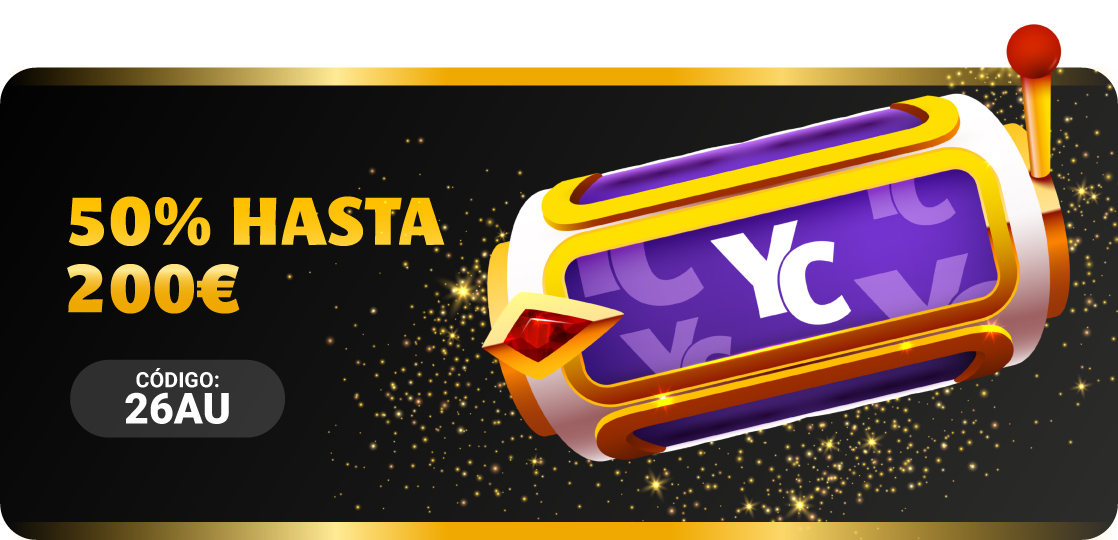 50% Extra en tu depósito en YoCasino