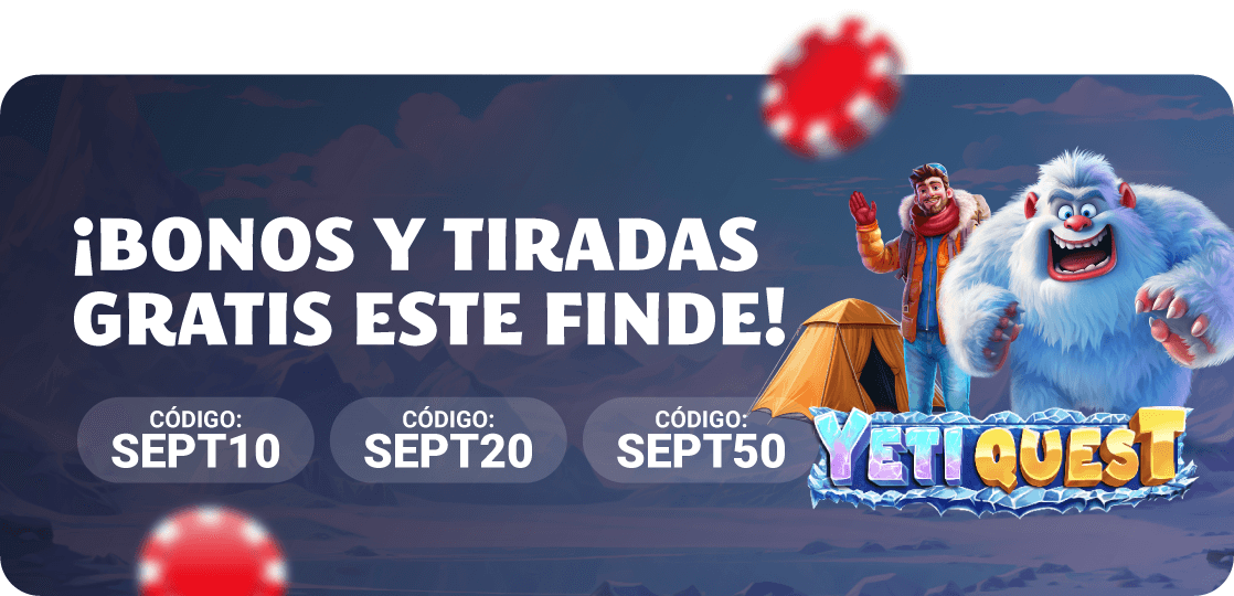 Bonos y Tiradas Gratis en YoCasino