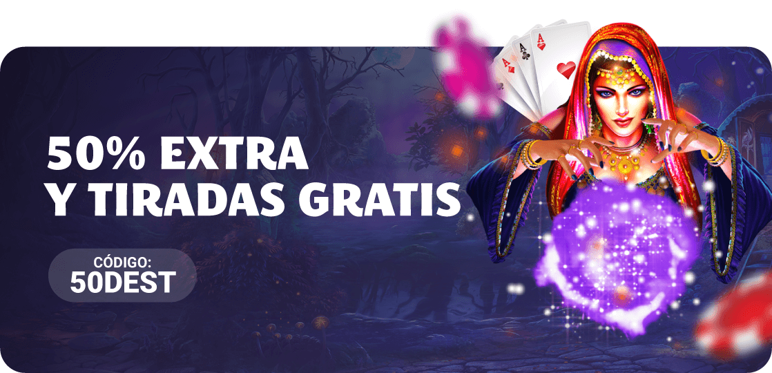 50% Extra con Tiradas Gratis en YoCasino