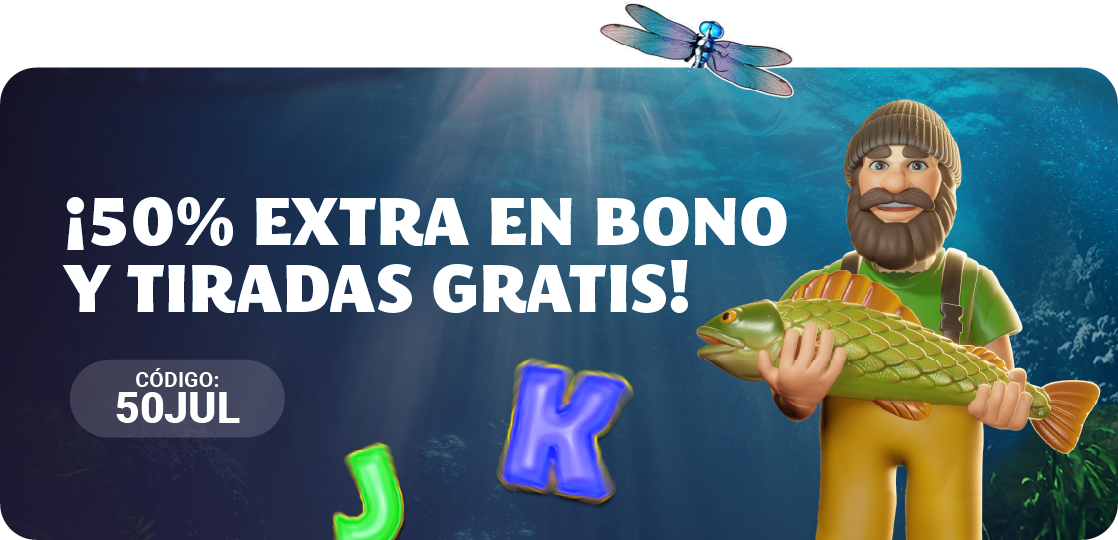 50% extra con Tiradas Gratis en YoCasino