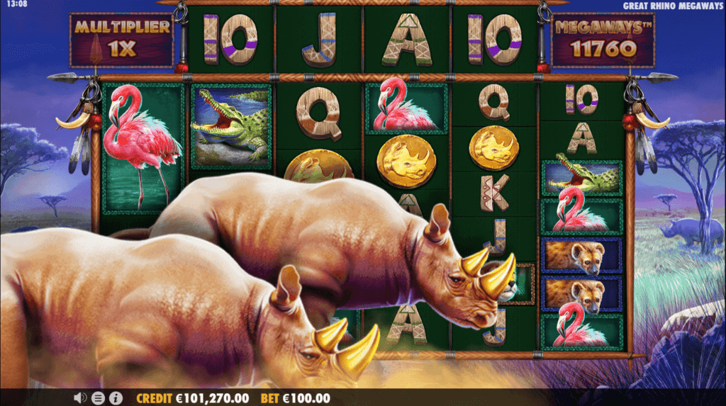 Great Rhino Megaways en YoCasino